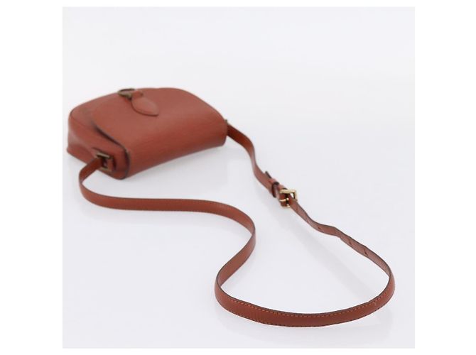 Saint-Cloud LOUIS VUITTON Epi Saint Cloud PM Shoulder Bag Brown M52213 LV - vista 7