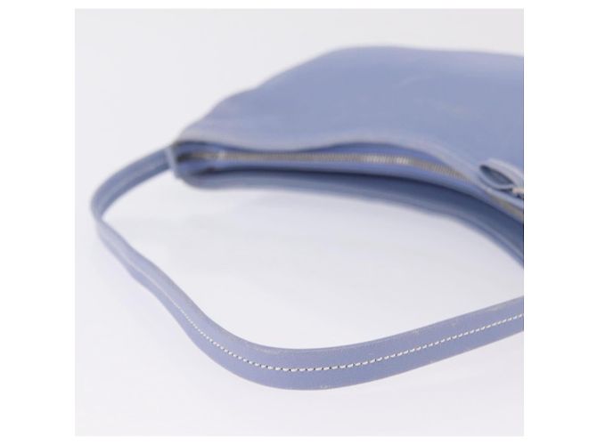 Salvatore Ferragamo Vala Shoulder Bag Leather Light Blue Silver - vista 16