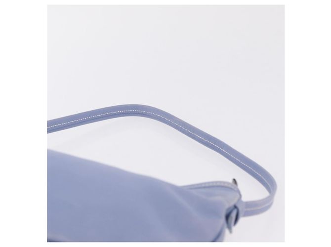 Salvatore Ferragamo Vala Shoulder Bag Leather Light Blue Silver - vista 17