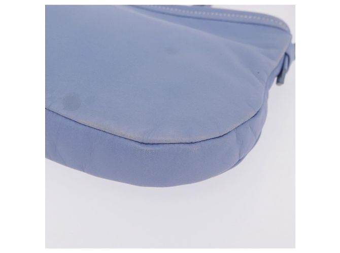 Salvatore Ferragamo Vala Shoulder Bag Leather Light Blue Silver - vista 18