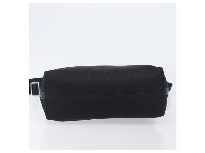 Christian Dior Trotter Canvas Street Chic Shoulder Bag Black Silver - vista 11