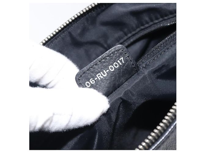 Christian Dior Trotter Canvas Street Chic Shoulder Bag Black Silver - vista 24
