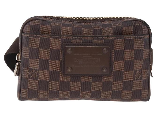 LOUIS VUITTON Damier Ebene Bum Bag Brooklyn Waist bag N41101 LV - vista 13