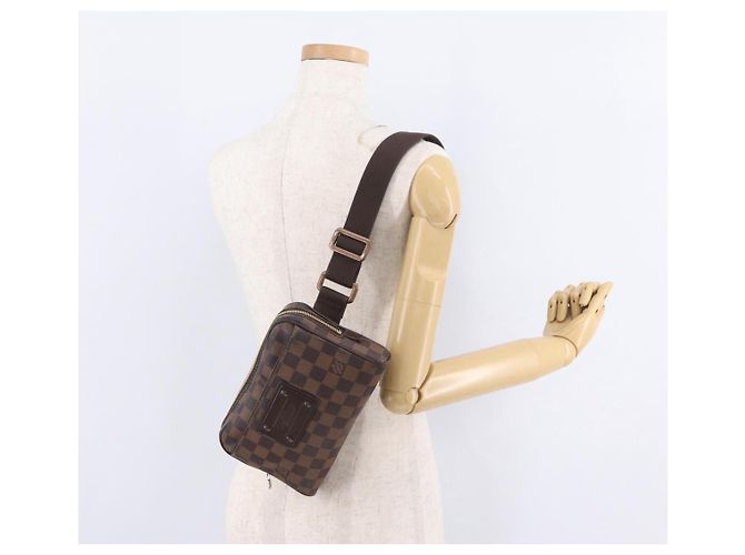 LOUIS VUITTON Damier Ebene Bum Bag Brooklyn Waist bag N41101 LV - vista 34