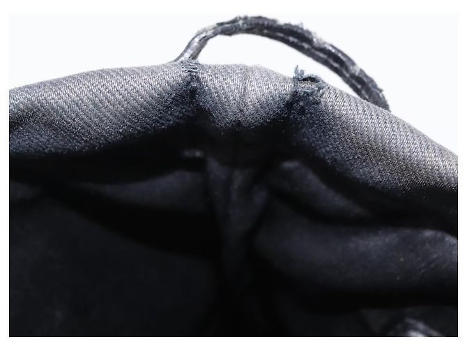 Autre Marque SAINT LAURENT Kahala Tote Bag Canvas Black Silver 123435 - vista 26