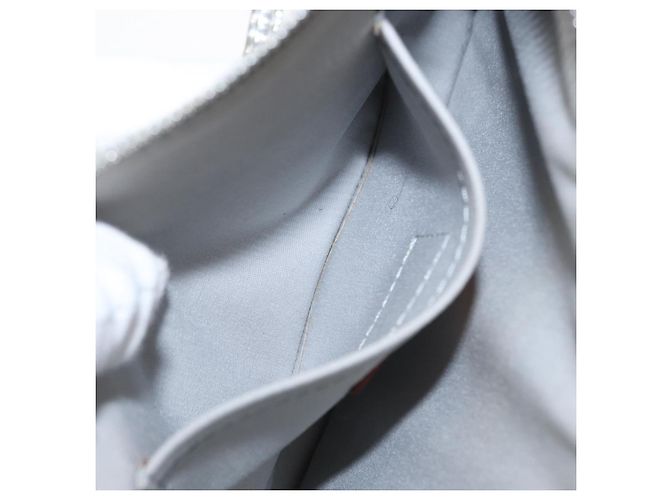 LOUIS VUITTON Monogram Miroir Pochette Platt Pouch Silver M95277 LV - vista 21