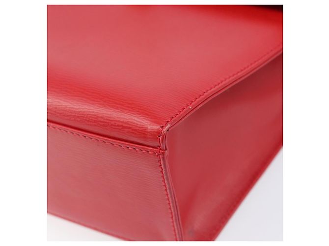 Christian Dior Hand Bag Leather 2way Red Gold - vista 17