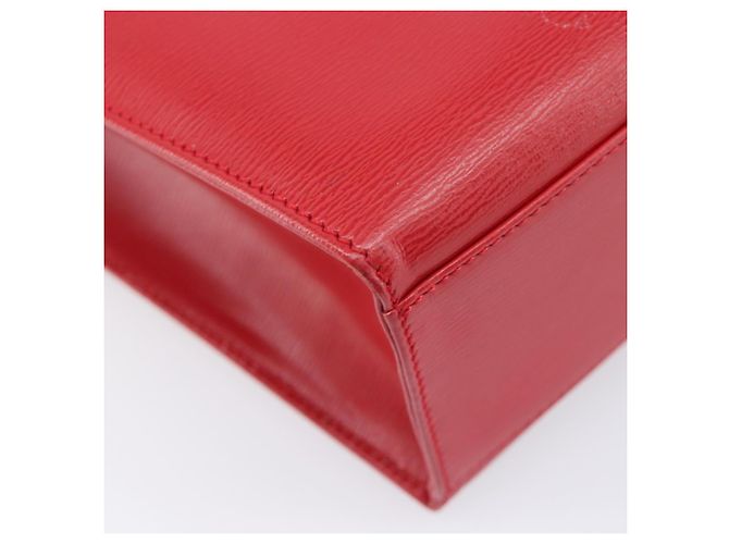 Christian Dior Hand Bag Leather 2way Red Gold - vista 20