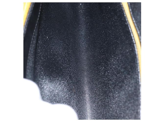 Christian Dior Shoulder Bag Leather Black Gold - vista 12