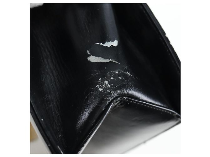 Christian Dior Shoulder Bag Leather Black Gold - vista 25