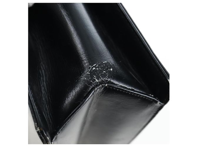 Christian Dior Shoulder Bag Leather Black Gold - vista 26
