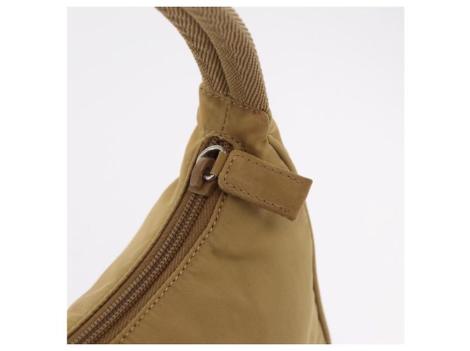 PRADA Accessory Pouch Nylon Beige Silver - vista 11