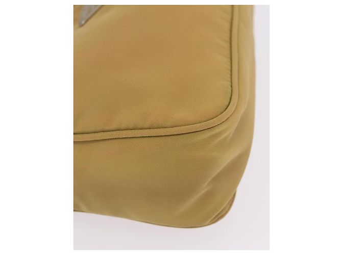 PRADA Accessory Pouch Nylon Beige Silver - vista 15
