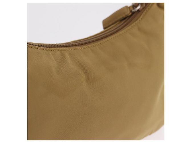 PRADA Accessory Pouch Nylon Beige Silver - vista 4