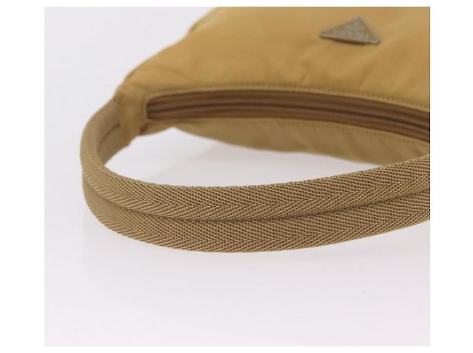 PRADA Accessory Pouch Nylon Beige Silver - vista 5