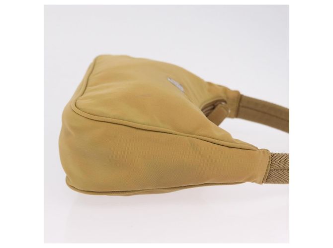 PRADA Accessory Pouch Nylon Beige Silver - vista 6
