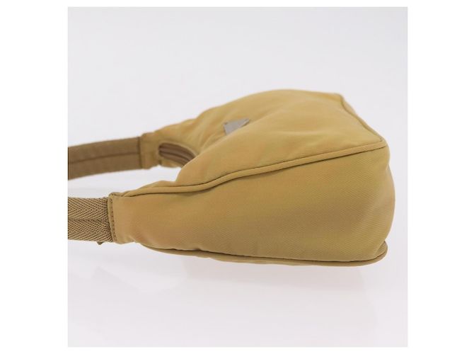 PRADA Accessory Pouch Nylon Beige Silver - vista 7
