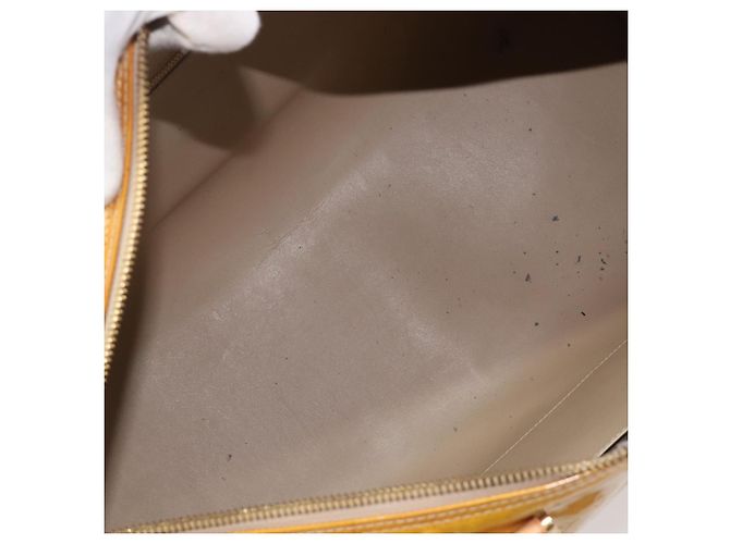 LOUIS VUITTON Monogram Vernis Mercer Boston Bag Beige M91000 LV - vista 11
