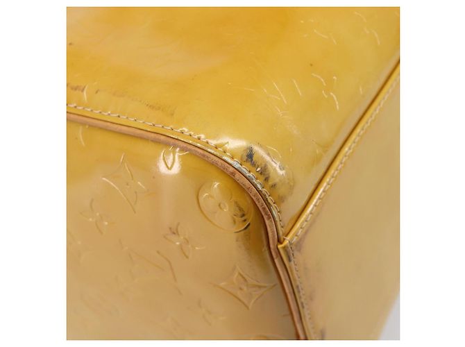 LOUIS VUITTON Monogram Vernis Mercer Boston Bag Beige M91000 LV - vista 16