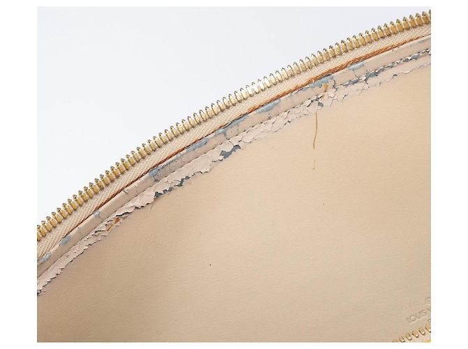 LOUIS VUITTON Monogram Vernis Mercer Boston Bag Beige M91000 LV - vista 20