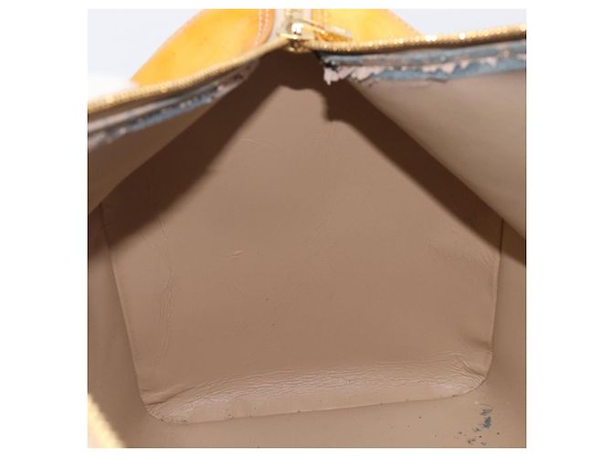 LOUIS VUITTON Monogram Vernis Mercer Boston Bag Beige M91000 LV - vista 22