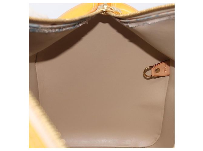 LOUIS VUITTON Monogram Vernis Mercer Boston Bag Beige M91000 LV - vista 23