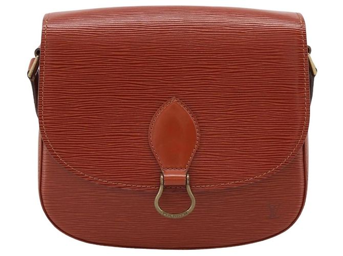 Saint-Cloud LOUIS VUITTON Epi Saint Cloud GM Shoulder Bag Brown M52193 LV - vista 13