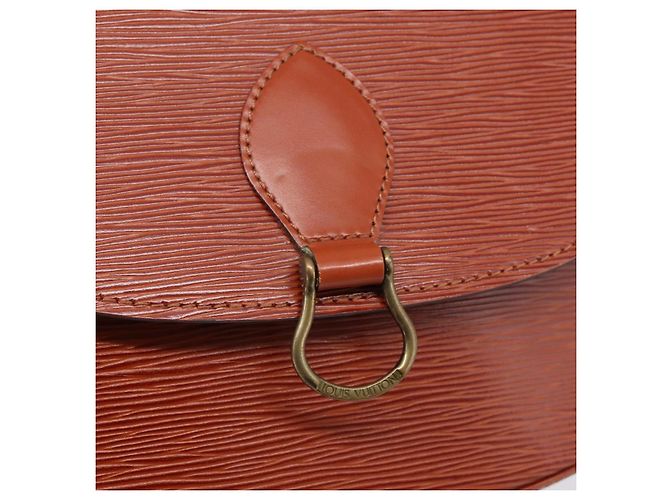 Saint-Cloud LOUIS VUITTON Epi Saint Cloud GM Shoulder Bag Brown M52193 LV - vista 18