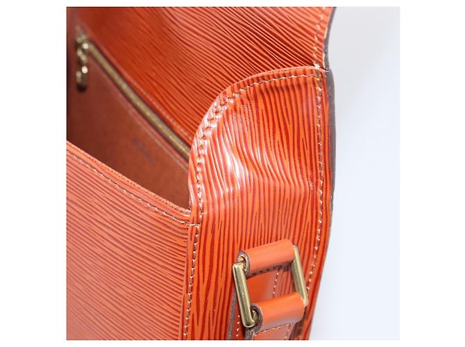 Saint-Cloud LOUIS VUITTON Epi Saint Cloud GM Shoulder Bag Brown M52193 LV - vista 21