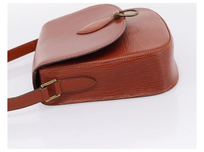 Saint-Cloud LOUIS VUITTON Epi Saint Cloud GM Shoulder Bag Brown M52193 LV - vista 3