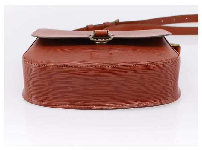 Saint-Cloud LOUIS VUITTON Epi Saint Cloud GM Shoulder Bag Brown M52193 LV - vista 5