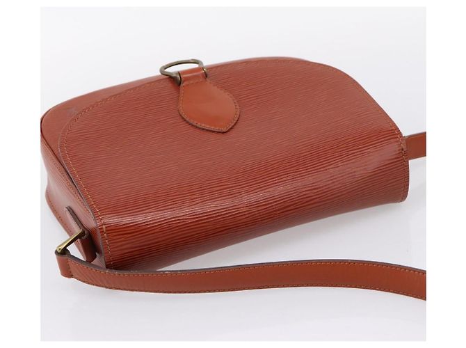 Saint-Cloud LOUIS VUITTON Epi Saint Cloud GM Shoulder Bag Brown M52193 LV - vista 6