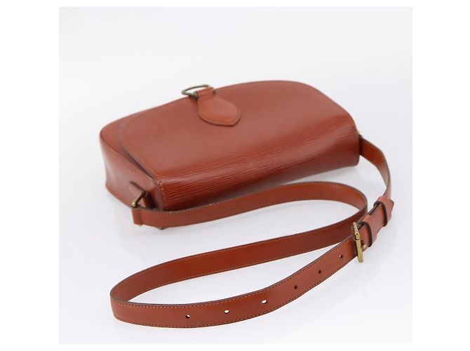 Saint-Cloud LOUIS VUITTON Epi Saint Cloud GM Shoulder Bag Brown M52193 LV - vista 7