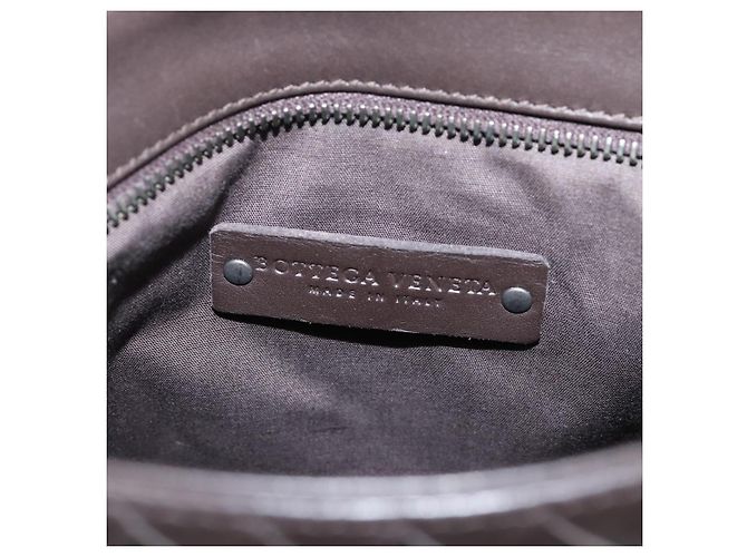 Bottega Veneta INTRECCIATO Shoulder Bag Leather Brown - vista 17
