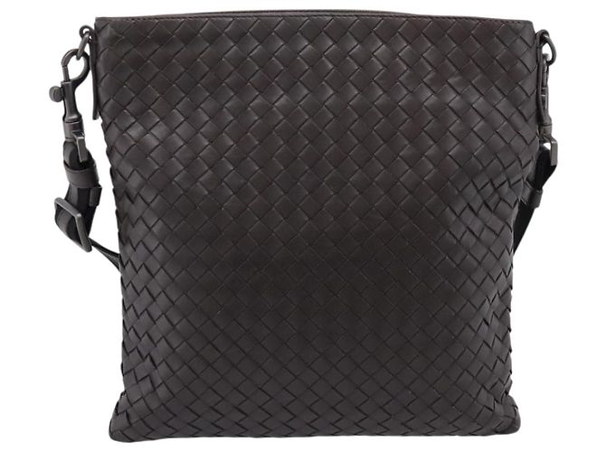 Bottega Veneta INTRECCIATO Shoulder Bag Leather Brown - vista 2