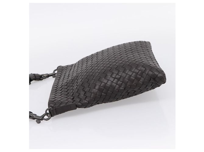 Bottega Veneta INTRECCIATO Shoulder Bag Leather Brown - vista 3