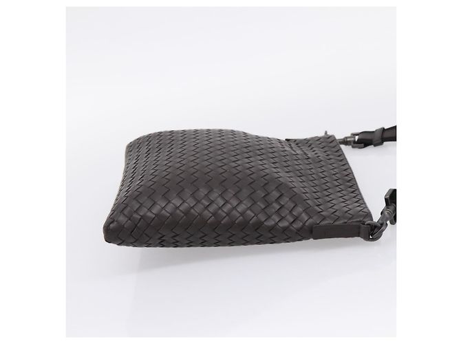 Bottega Veneta INTRECCIATO Shoulder Bag Leather Brown - vista 4
