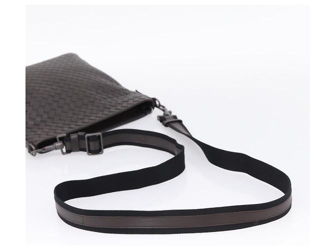 Bottega Veneta INTRECCIATO Shoulder Bag Leather Brown - vista 7