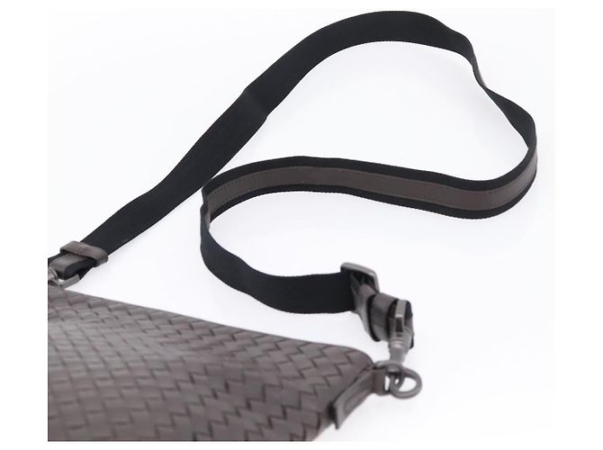 Bottega Veneta INTRECCIATO Shoulder Bag Leather Brown - vista 8