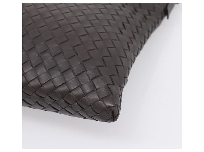 Bottega Veneta INTRECCIATO Shoulder Bag Leather Brown - vista 9