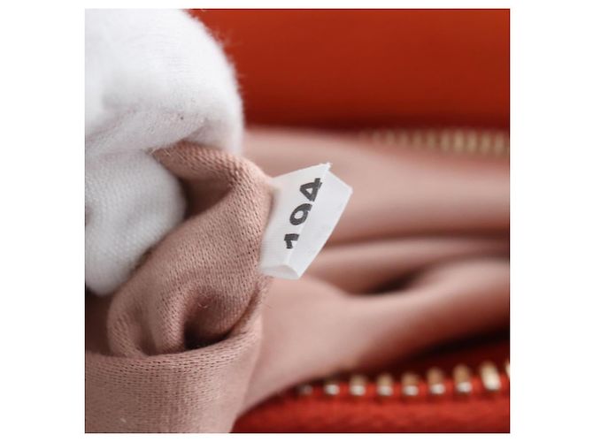 Miu Miu Hand Bag Leather 2way Orange Gold - vista 11