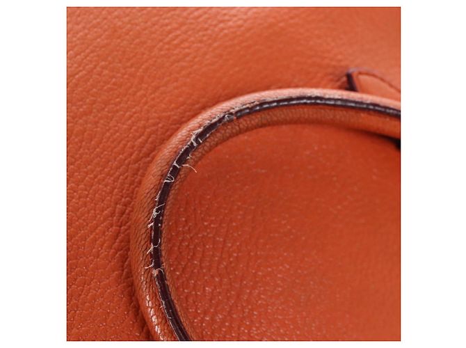 Miu Miu Hand Bag Leather 2way Orange Gold - vista 17