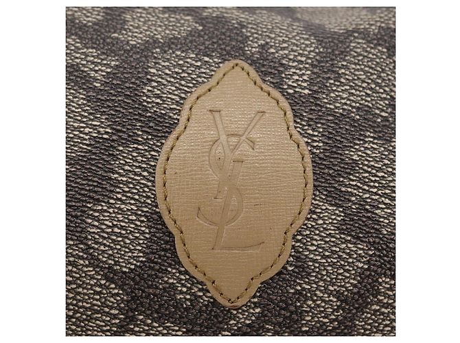 Autre Marque Saint Laurent Tote Bag PVC Canvas Gray Gold - vista 17