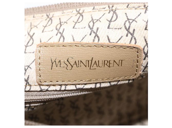 Autre Marque Saint Laurent Tote Bag PVC Canvas Gray Gold - vista 19