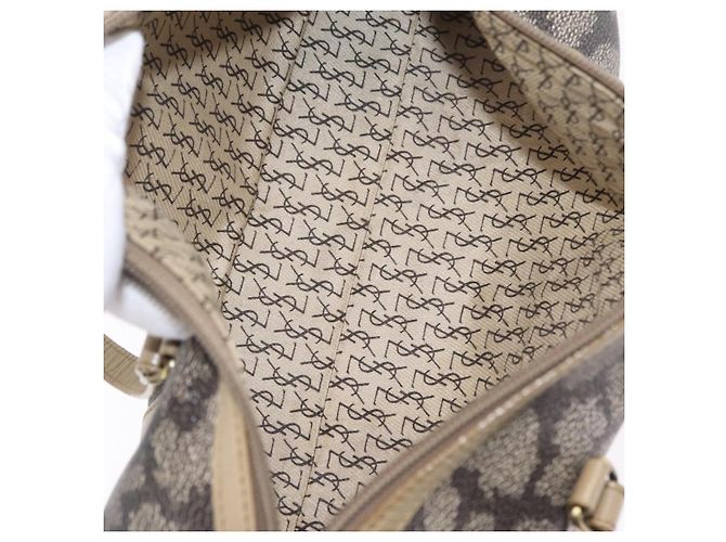 Autre Marque Saint Laurent Tote Bag PVC Canvas Gray Gold - vista 20