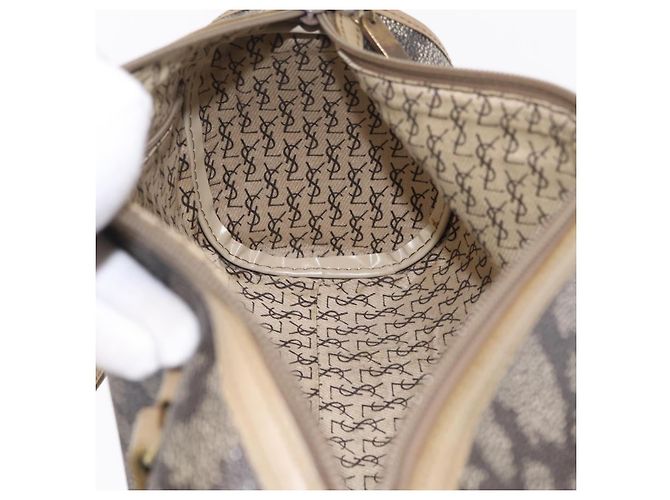 Autre Marque Saint Laurent Tote Bag PVC Canvas Gray Gold - vista 21