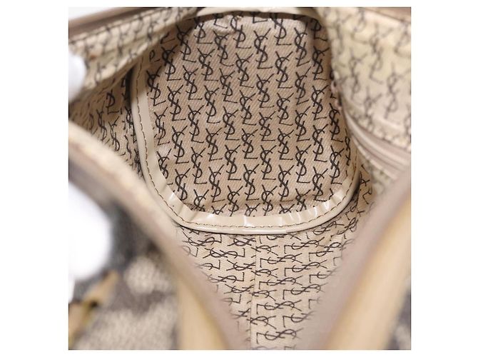 Autre Marque Saint Laurent Tote Bag PVC Canvas Gray Gold - vista 22