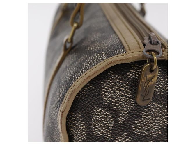 Autre Marque Saint Laurent Tote Bag PVC Canvas Gray Gold - vista 7