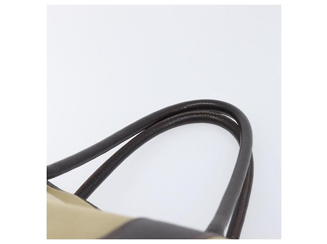 Hermès HERMES Garden Party 36 Hand Bag Canvas Beige Silver - vista 10