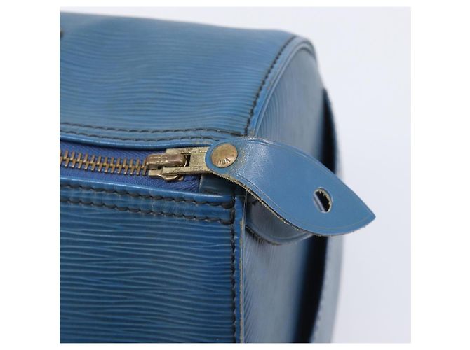 LOUIS VUITTON Epi Speedy 30 Hand Bag Toledo Blue M43005 LV - vista 10
